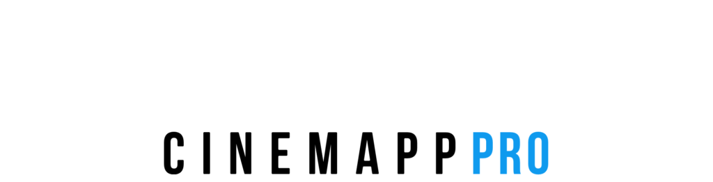 Cinemapp Pro represented by a white logo